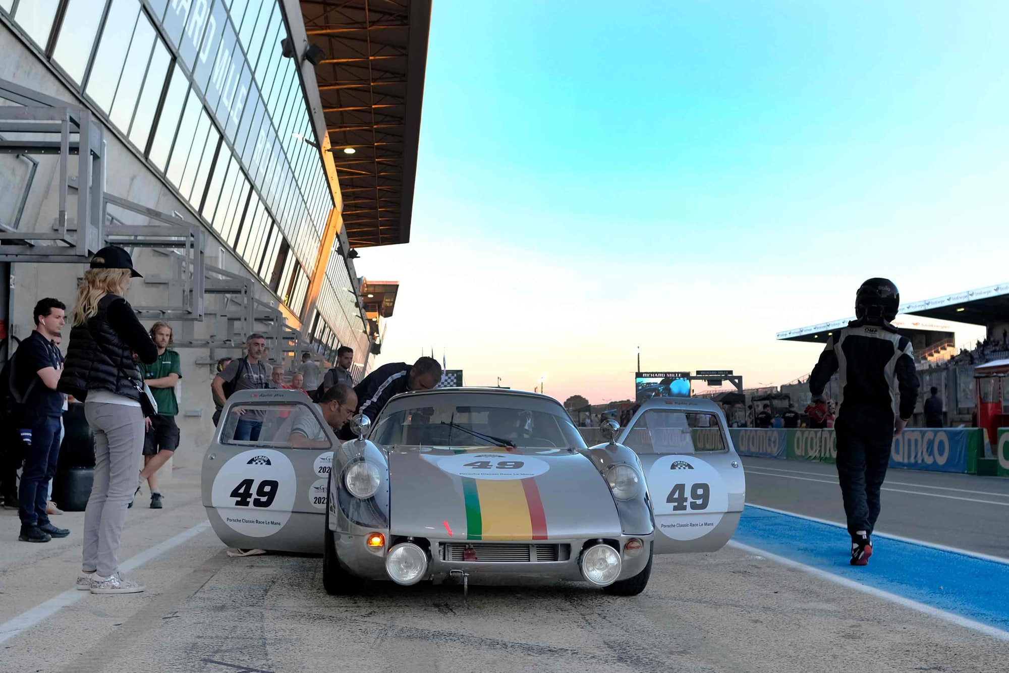 Le Mans Classic race atmosphere