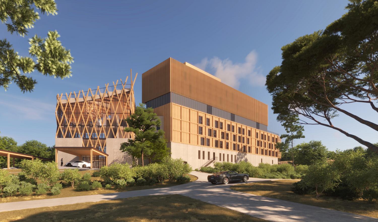 LM24 Hôtel — architectural project rendering