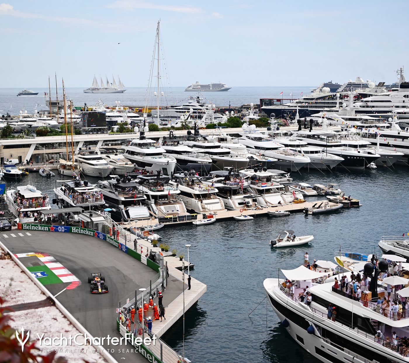 Monaco Grand Prix race atmosphere